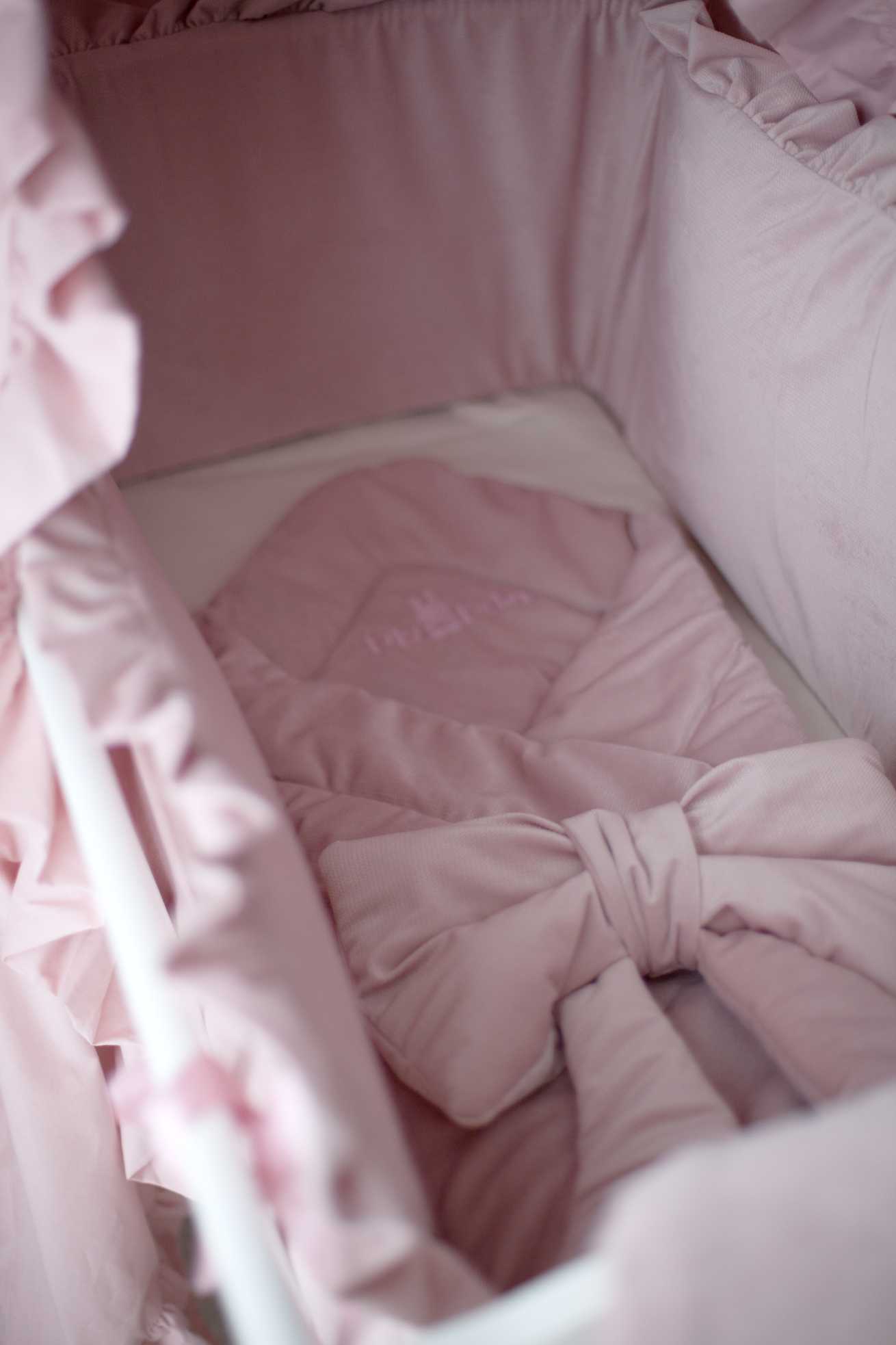 Rożek/otulacz z ozdobną kokardą - obrazek 2