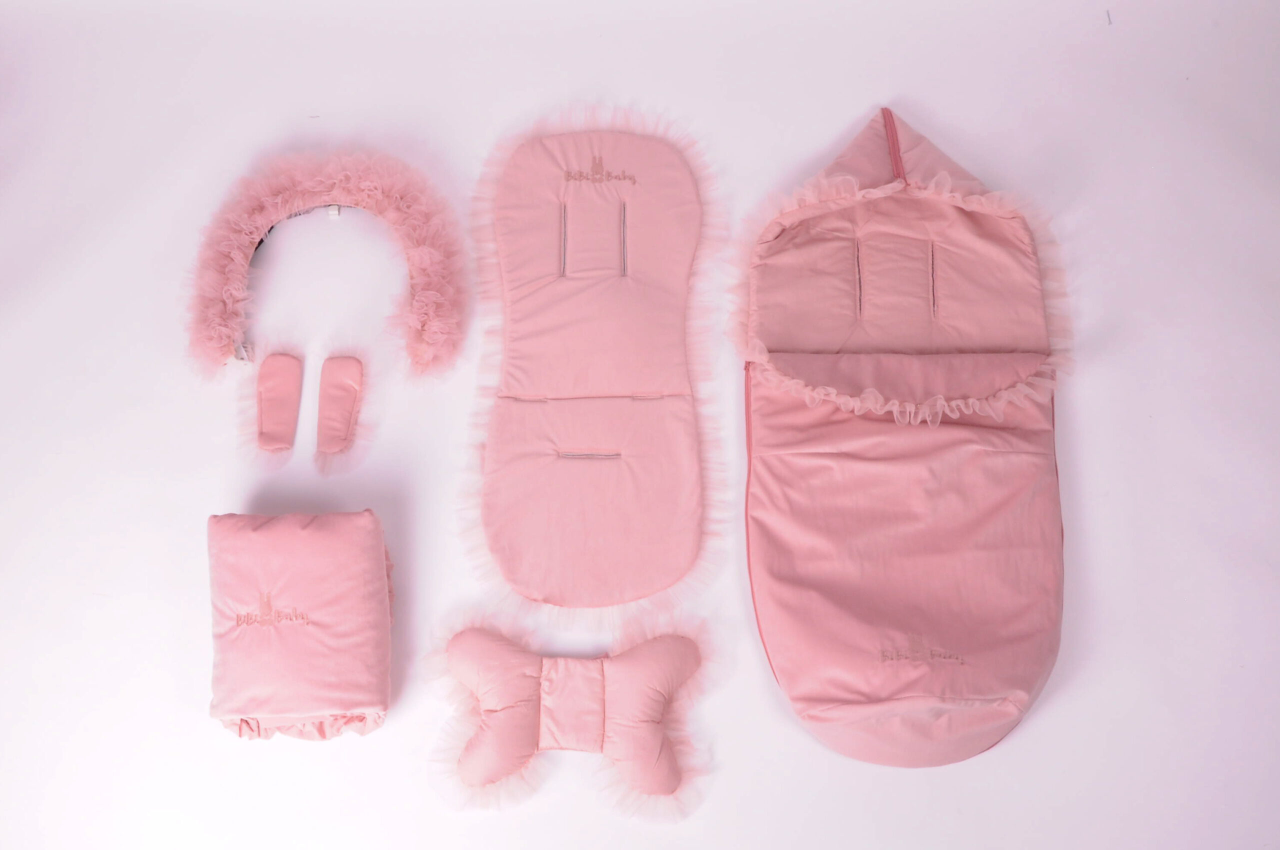 Ballerina Deluxe by Bibibaby - powder pink - spring-summer set - 6 elements - Image 7