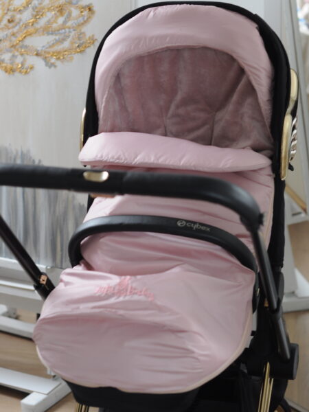 Śpiworek wiosenny - wodoodporny - różowy