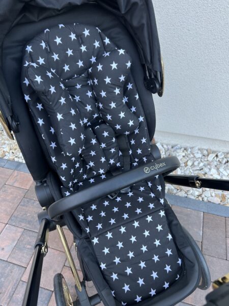 Wkładka do wózka BLACK&STARS - uniwersalna lub pod model wózka